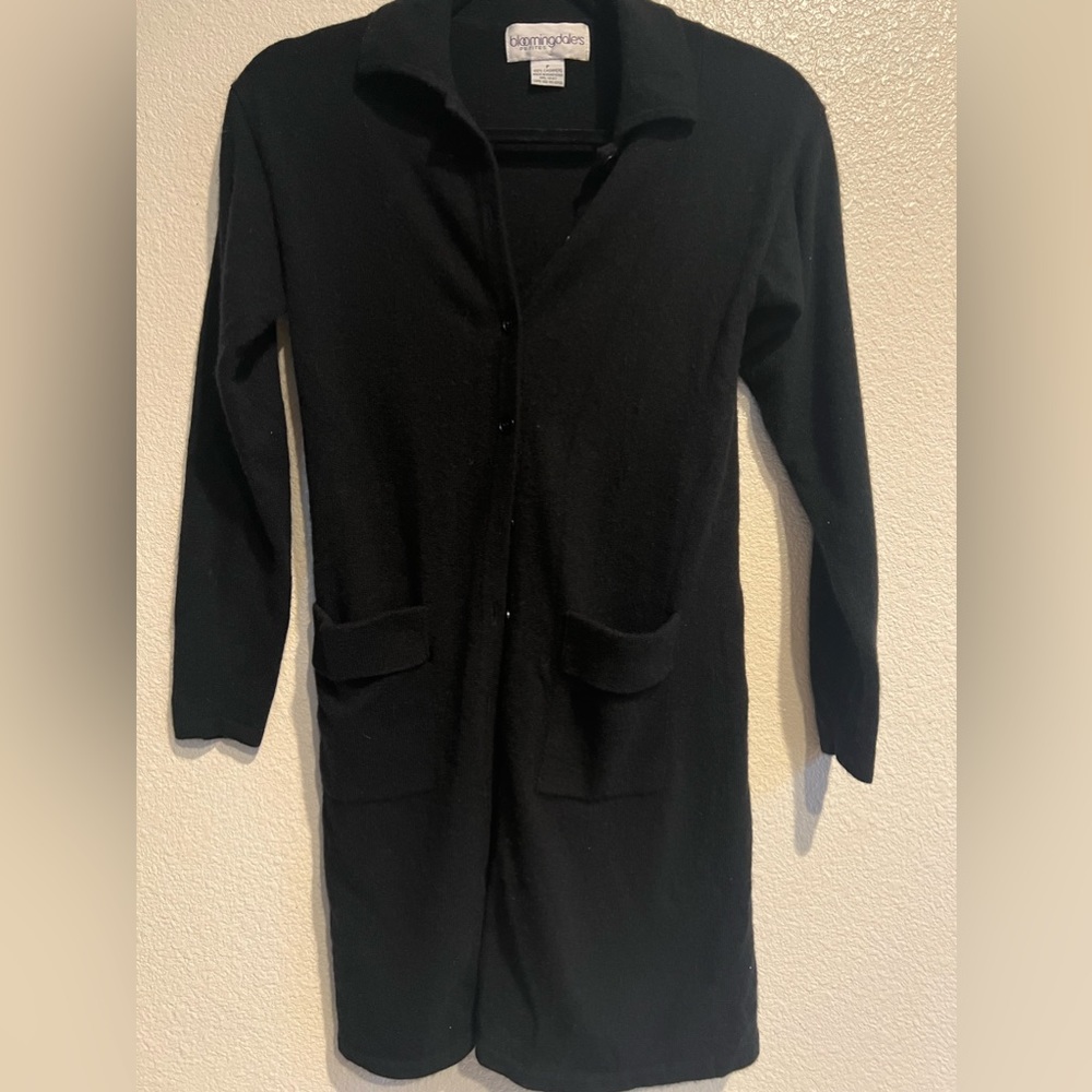 Vintage Bloomingdale’s cashmere cardigan